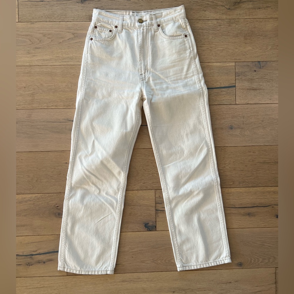 BSIDES Plein relaxed straight Jean size 25 in Claire wash